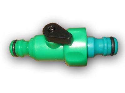 Ventil für handelsübliche Schlauchanschlüsse